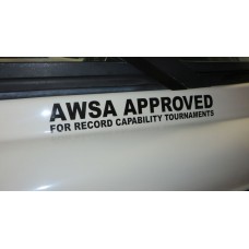 Decal - AWSA Approved - Black