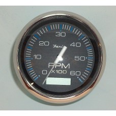 Tachometer - Faria 4"  Black