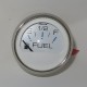 Fuel Gauge 2" White