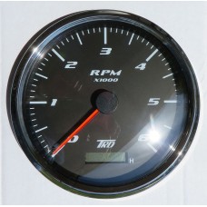 TRD - 4" Tach w/Hourmeter - Black